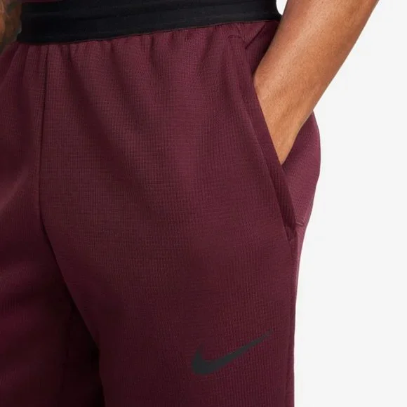 NWT [Nike] Therma Sphere Therma-FIT Burgundy Athletic Fitness Pants Men's Sz S - Picture 6 of 7
